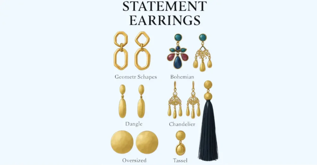 types of earrings