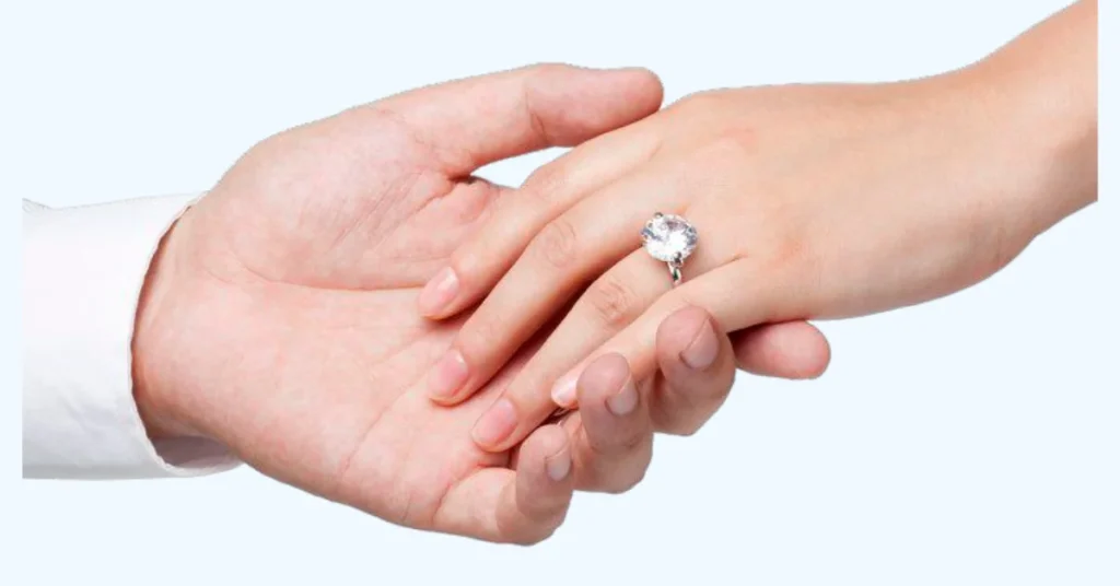 wedding ring finger